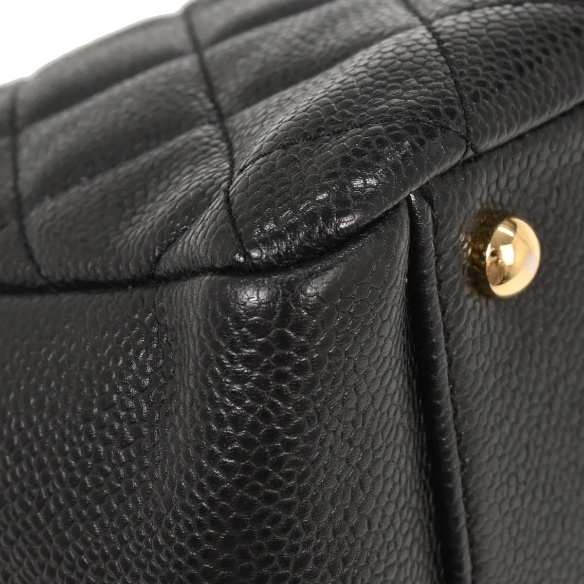 Chanel Black Caviar Petite Timeless Tote PTT Chain Handbag - Image 5