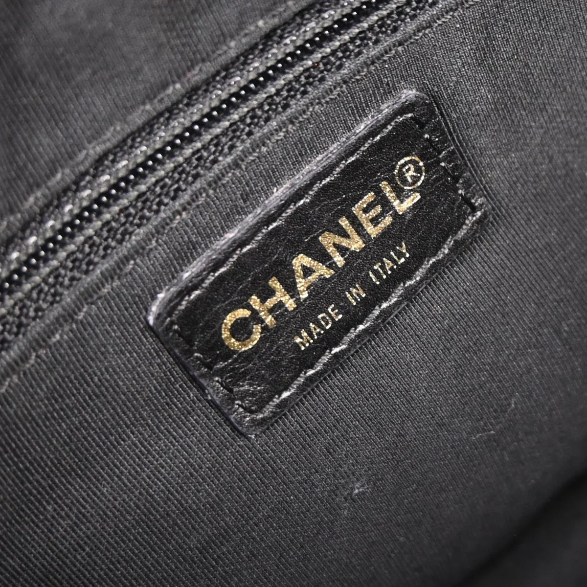 Chanel Black Caviar Petite Timeless Tote PTT Chain Handbag - Image 9