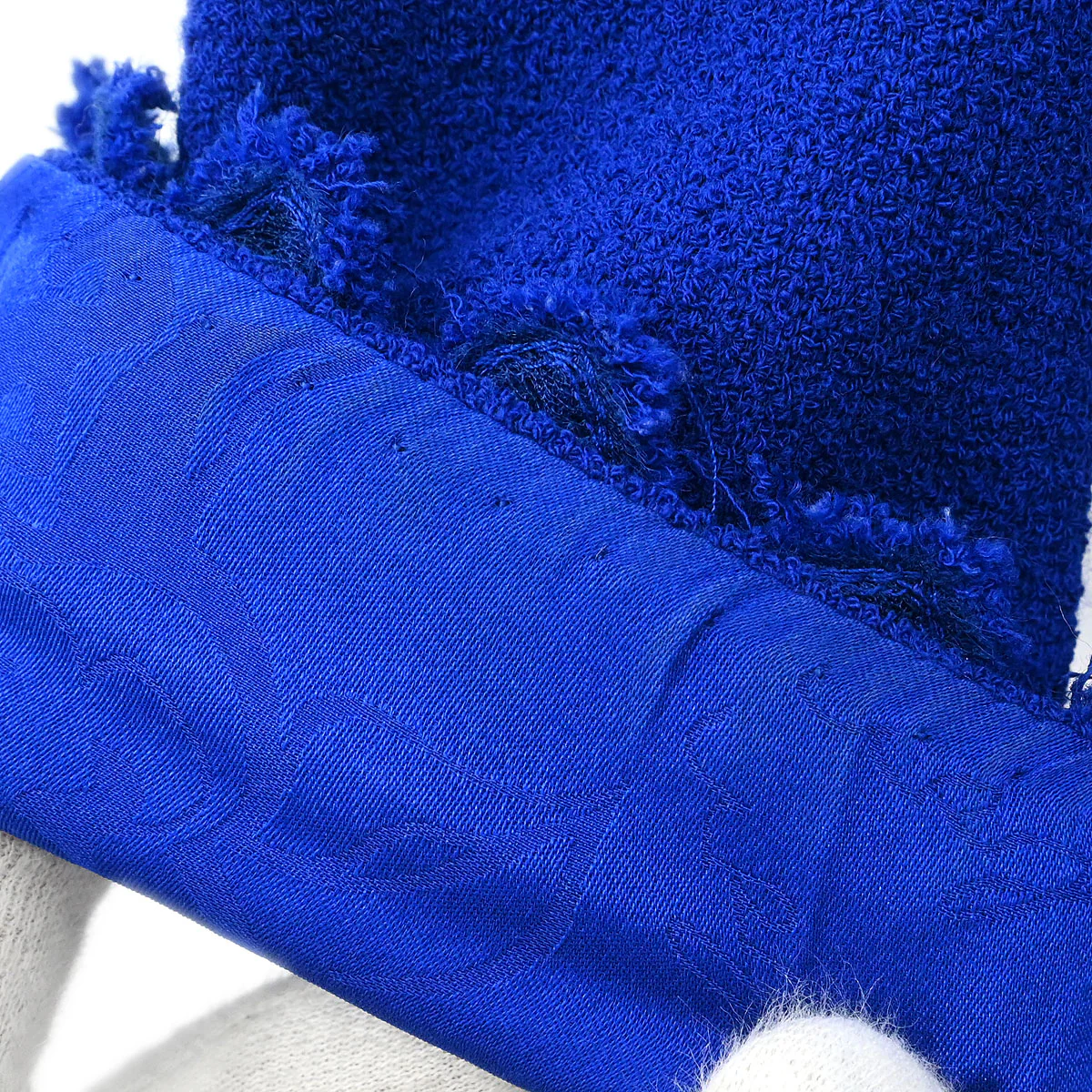 Chanel 2007 Collarless Single Breasted Jacket Blue #36 - Image 6