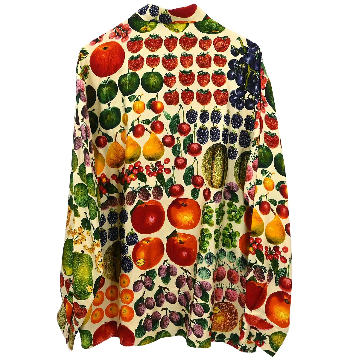 Gucci 1996 Blouse Top Shirt Ivory #44 - Image 2