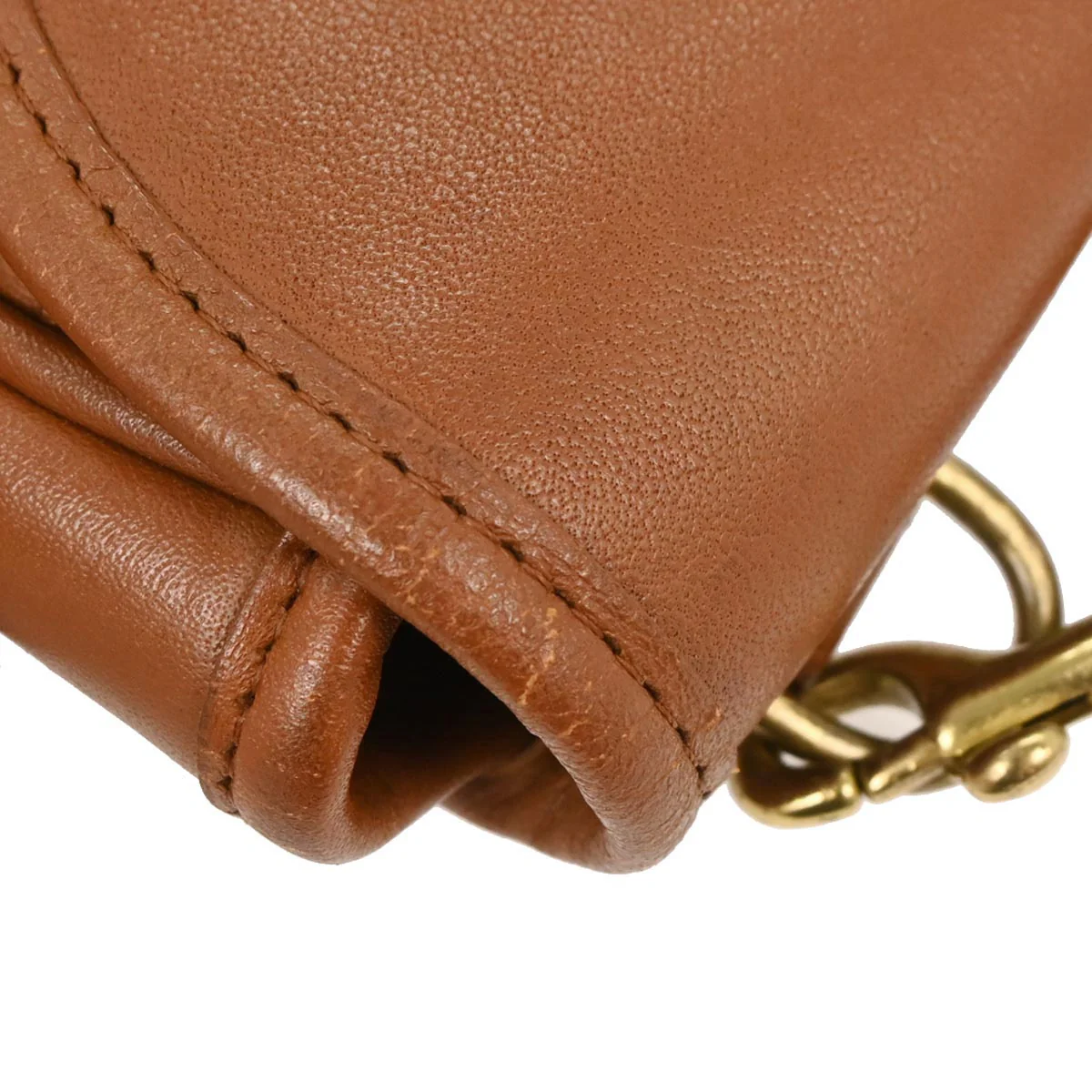 Coach Brown Leather Shoulder Bag - Image 7