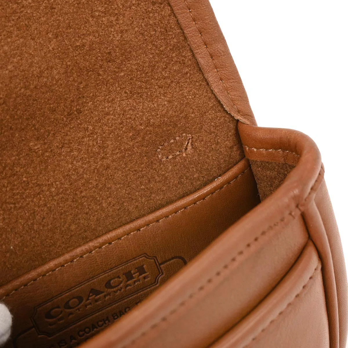 Coach Brown Leather Shoulder Bag - Image 9