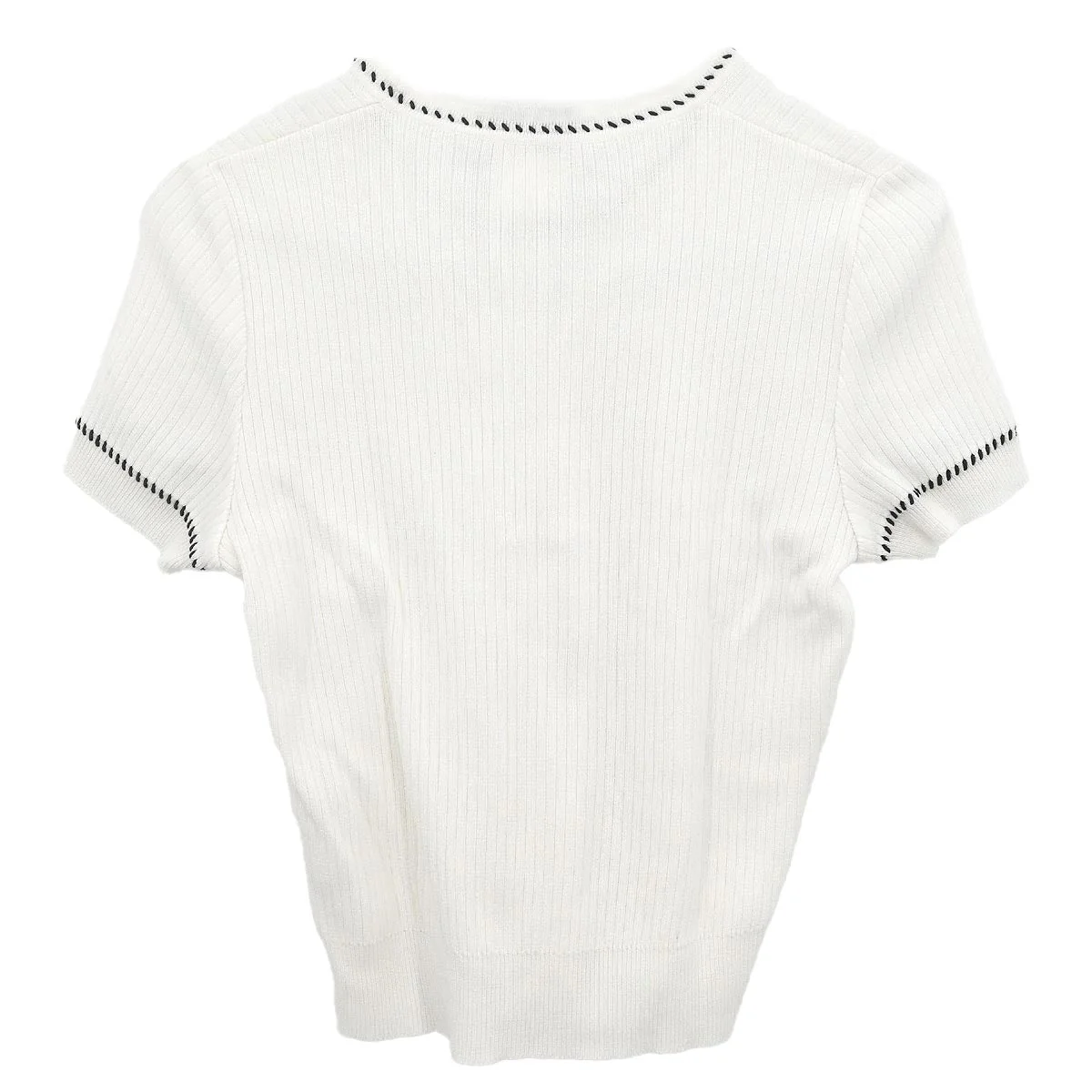 Chanel Short Sleeve Top White #38 - Image 2