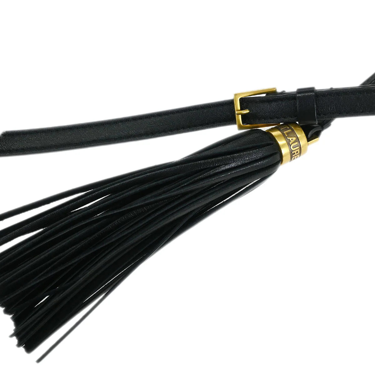 Saint Laurent Black Lou Shoulder Bag - Image 6