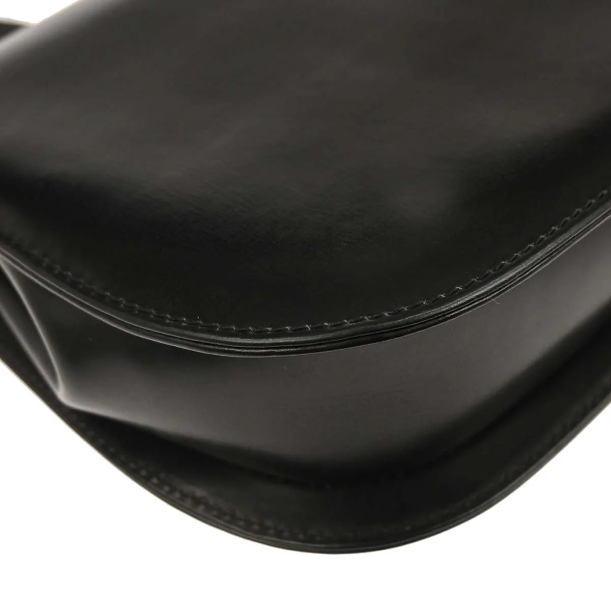 Gucci Black Leather Bamboo Shoulder Bag - Image 4