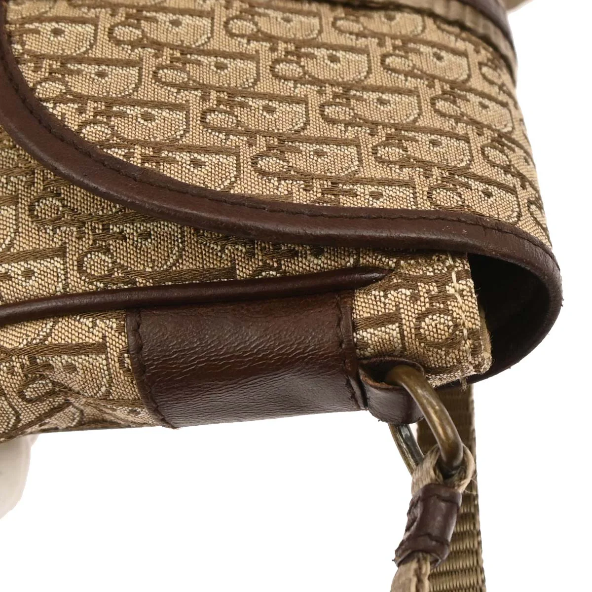 Christian Dior Beige Trotter Shoulder Bag - Image 5
