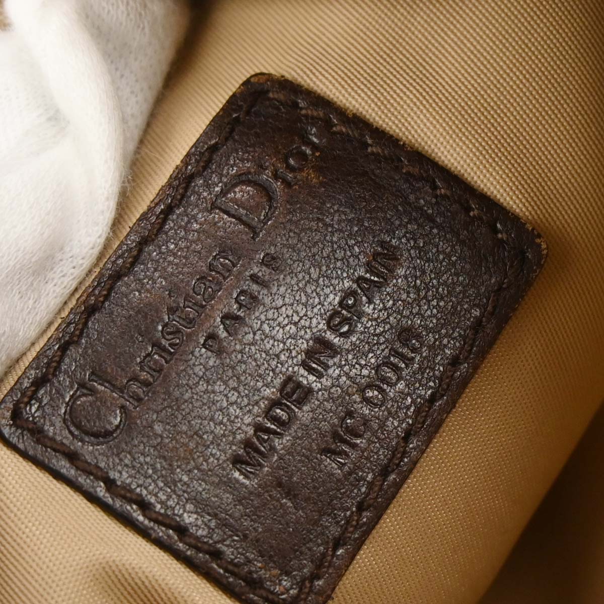 Christian Dior Beige Trotter Shoulder Bag - Image 9