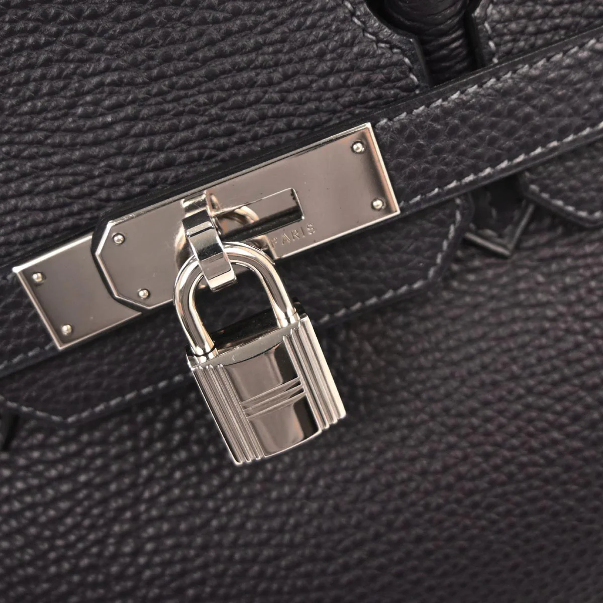 Hermes Dark Navy Togo Birkin 30 Handbag - Image 6