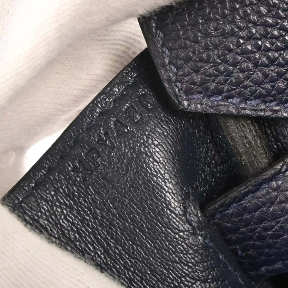 Hermes Blue Nuit Togo Birkin 30 Handbag - Image 9