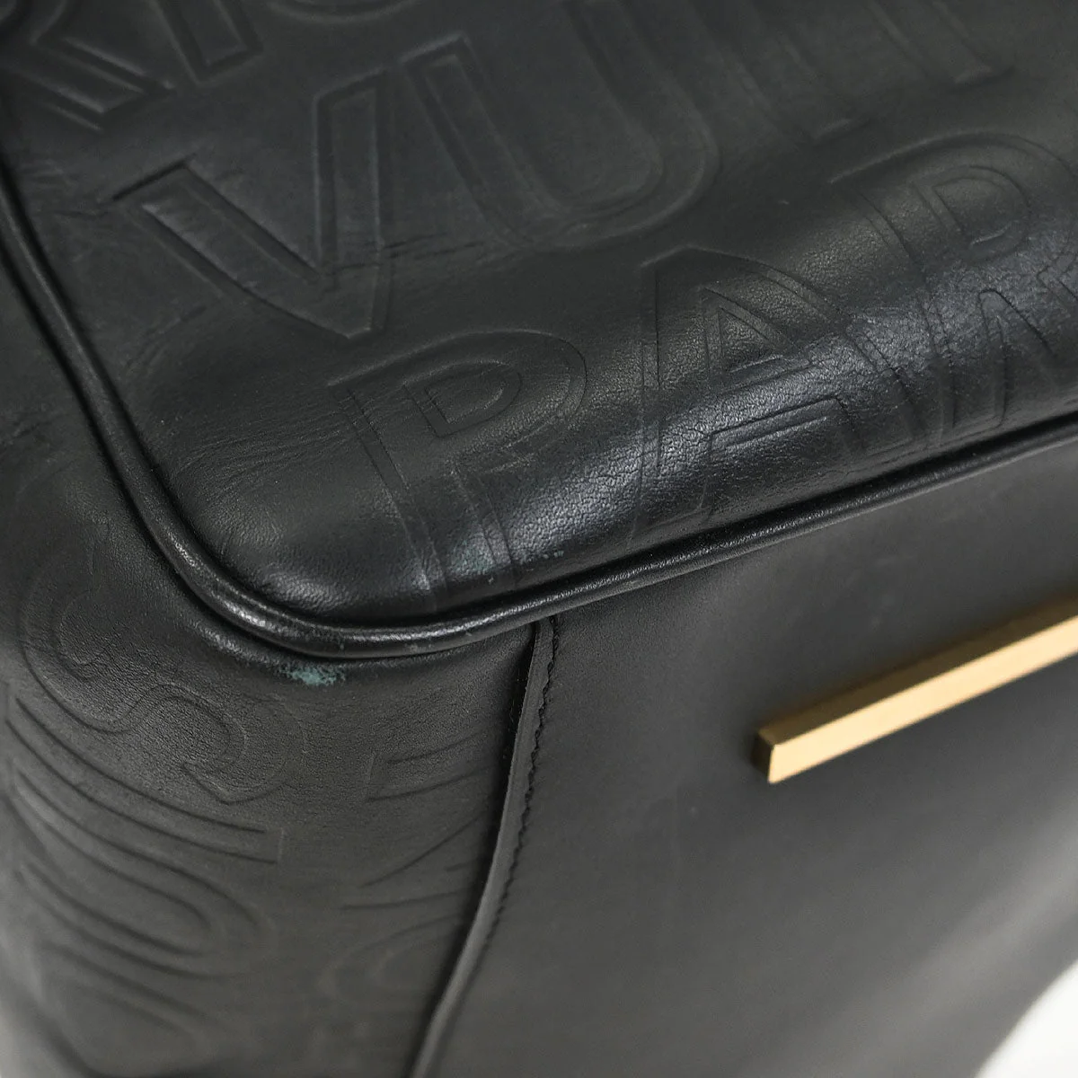 Louis Vuitton 2008 Black Leather Paris Pool Speedy Cube M95816 - Image 4