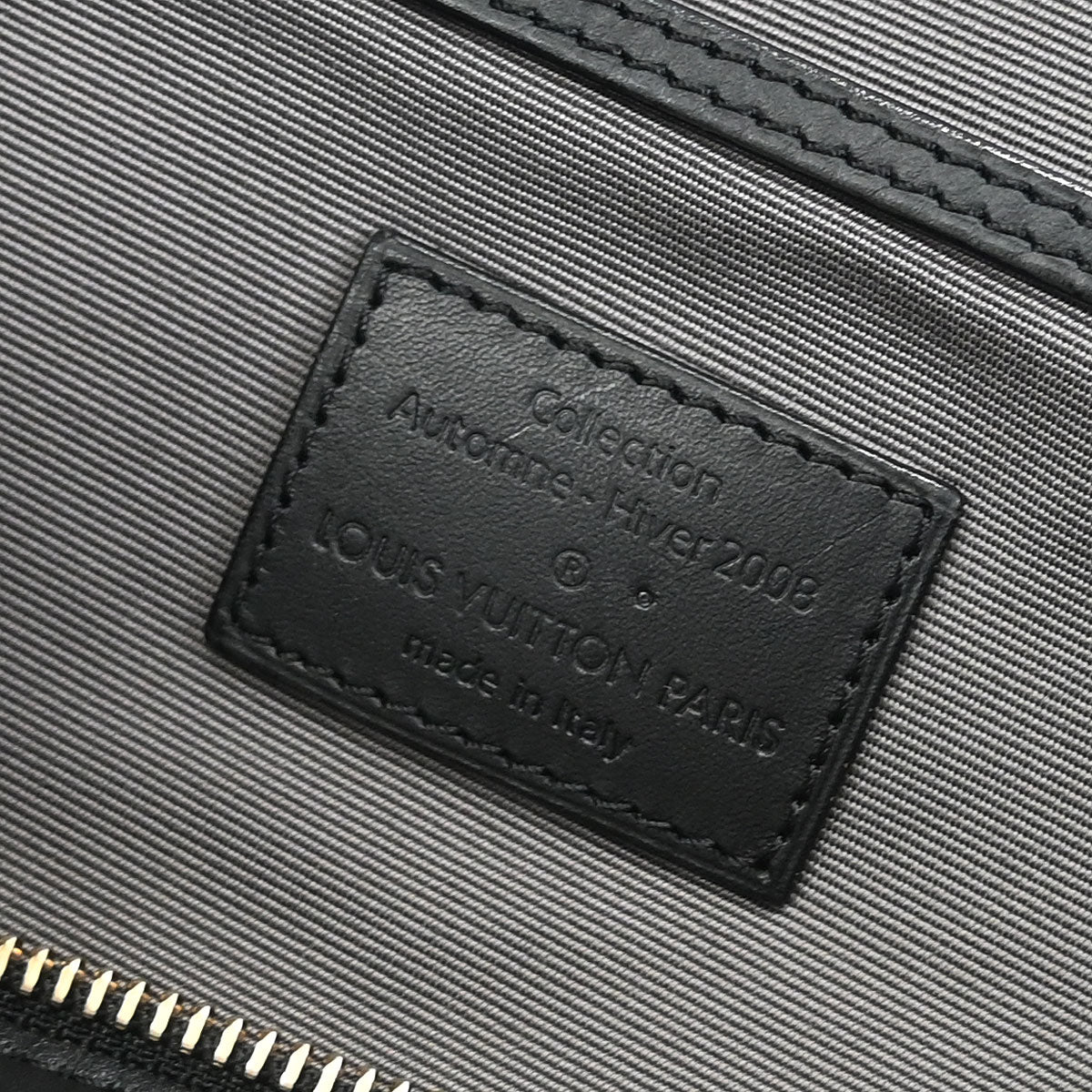 Louis Vuitton 2008 Black Leather Paris Pool Speedy Cube M95816 - Image 9