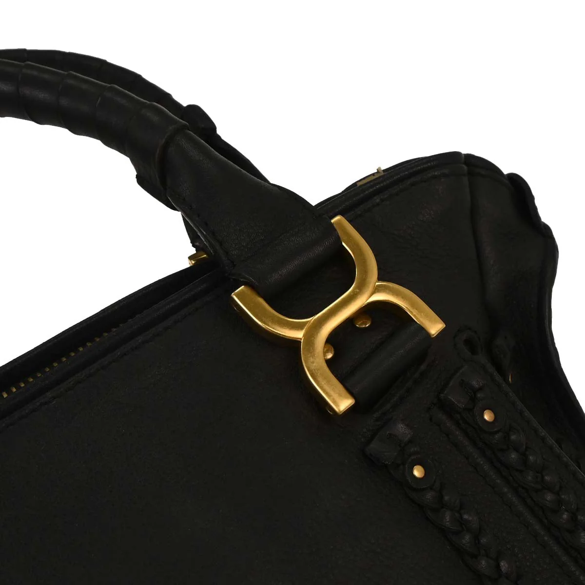 Chloe Black Marcie 2way Shoulder Handbag - Image 4
