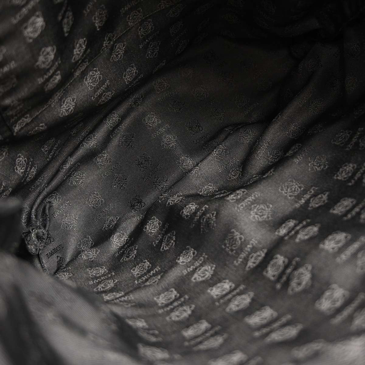 Loewe Black Leather Tote Handbag - Image 9