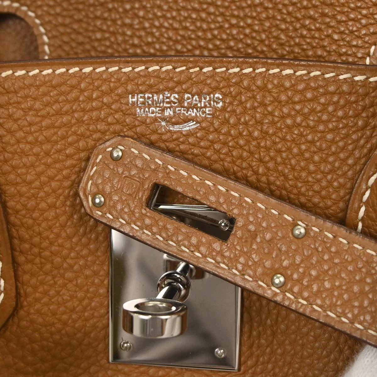 Hermes Gold Togo Birkin 30 Handbag - Image 10