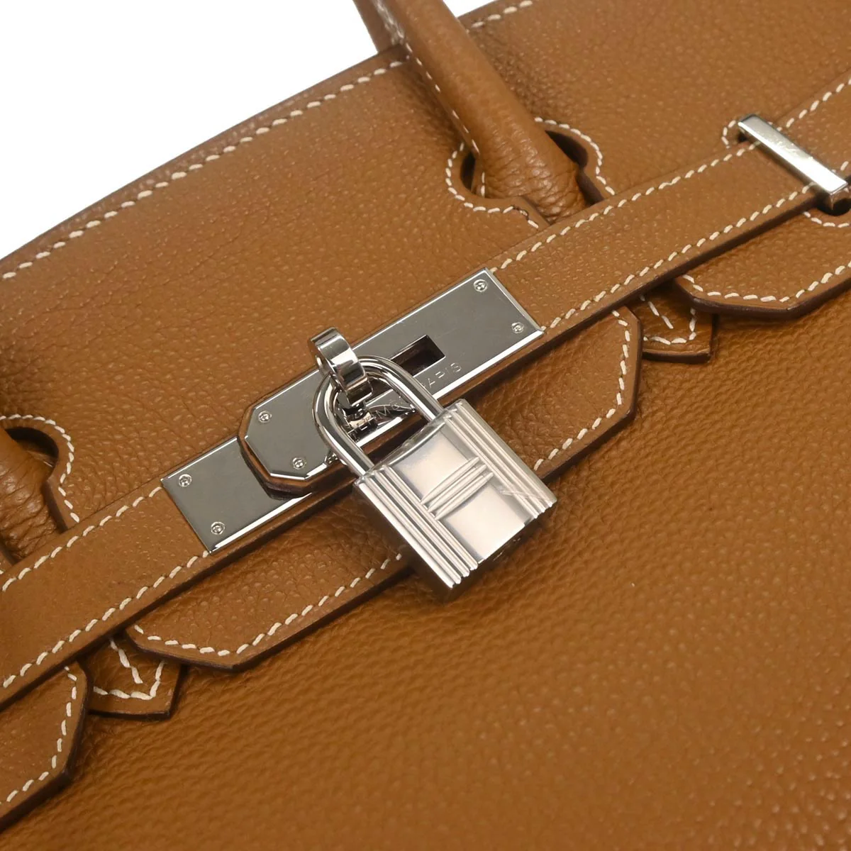 Hermes Gold Togo Birkin 30 Handbag - Image 5
