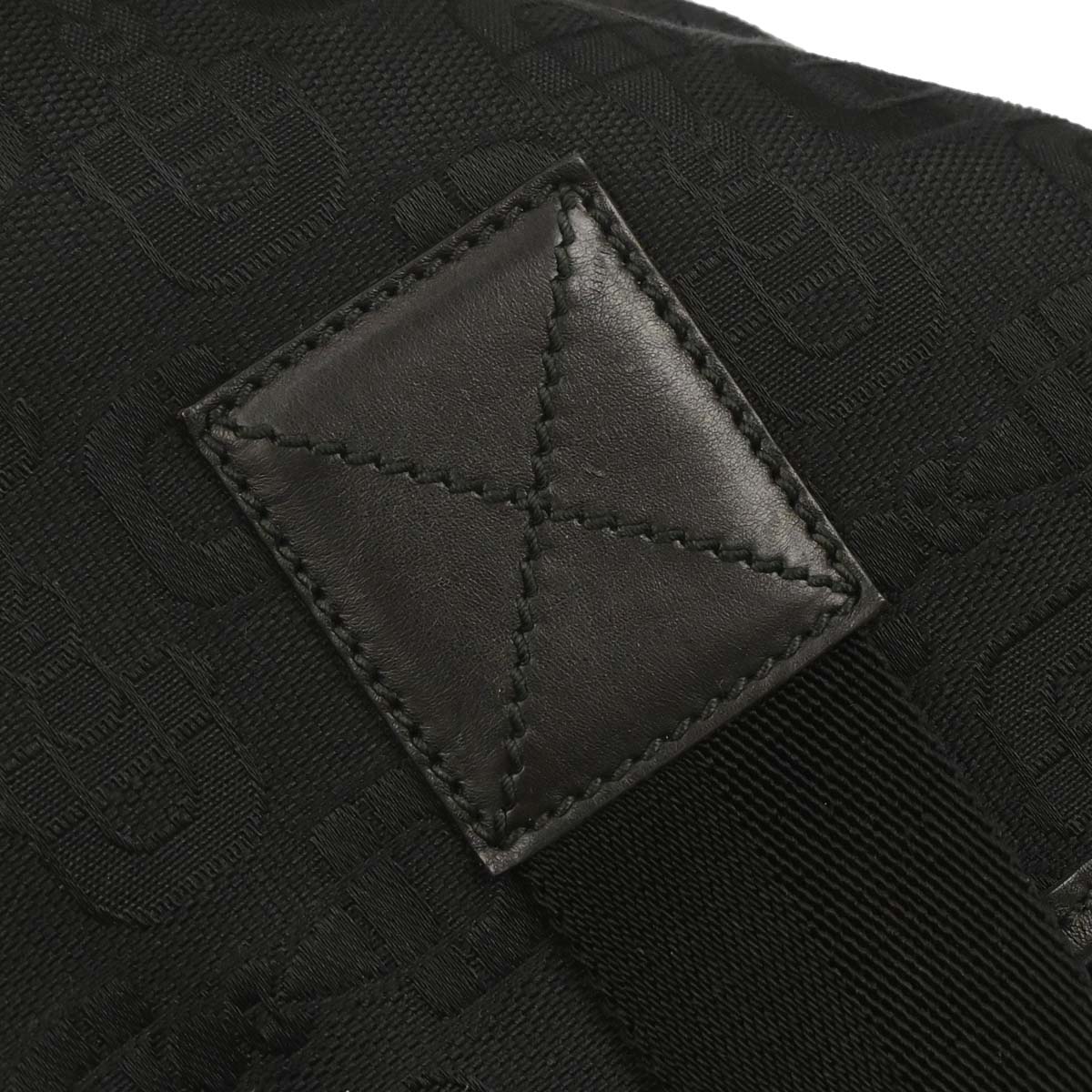 Gucci Black Canvas Tote 2way Shoulder Handbag - Image 4