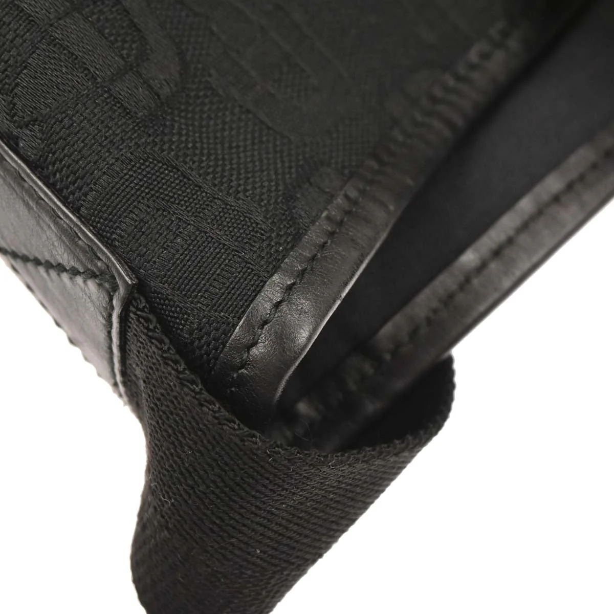 Gucci Black Canvas Tote 2way Shoulder Handbag - Image 5