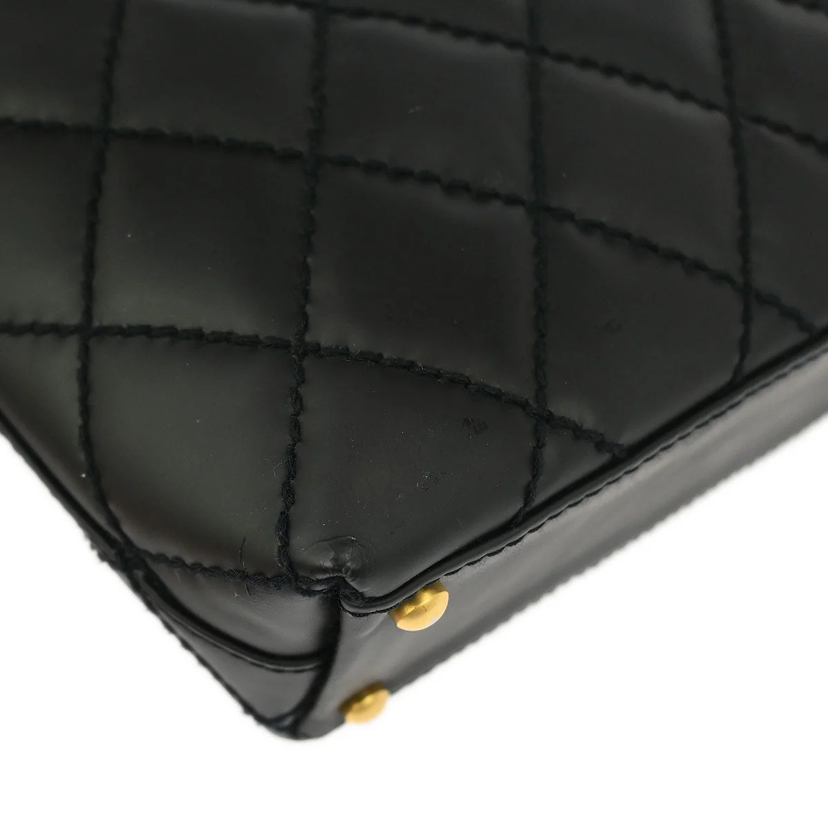 Chanel Black Calfskin Wild Stitch Tote Bag - Image 4