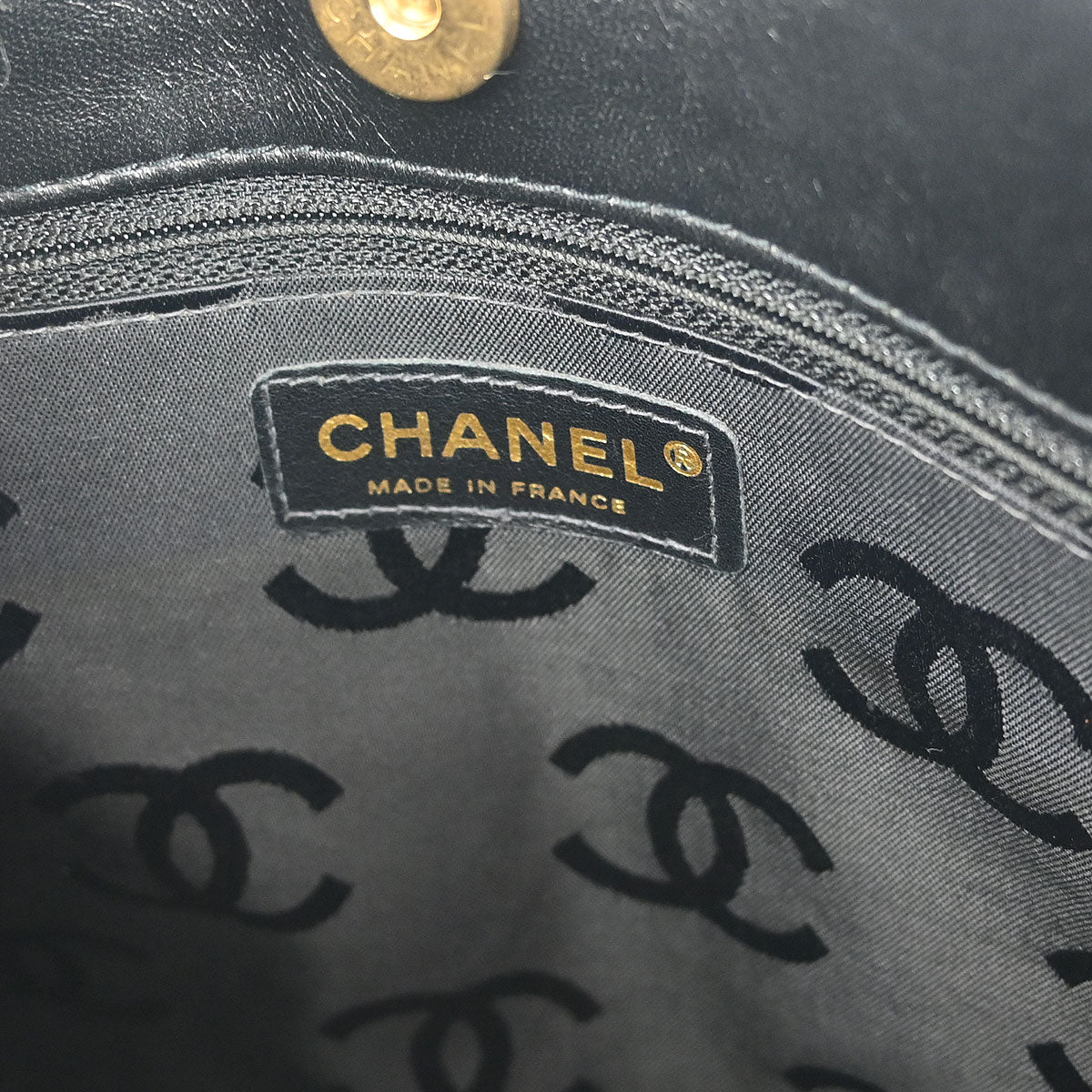 Chanel Black Calfskin Wild Stitch Tote Bag - Image 9