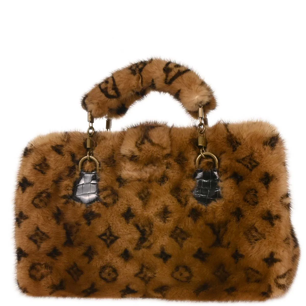 Louis Vuitton 2004 Monogram Mink Handbag - Image 2