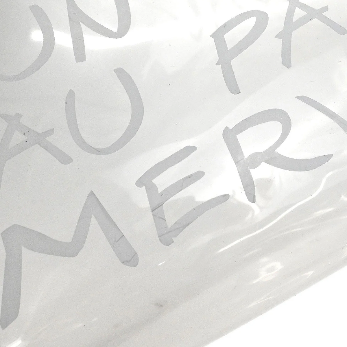 Hermes Clear Kelly Vinyl Handbag - Image 6