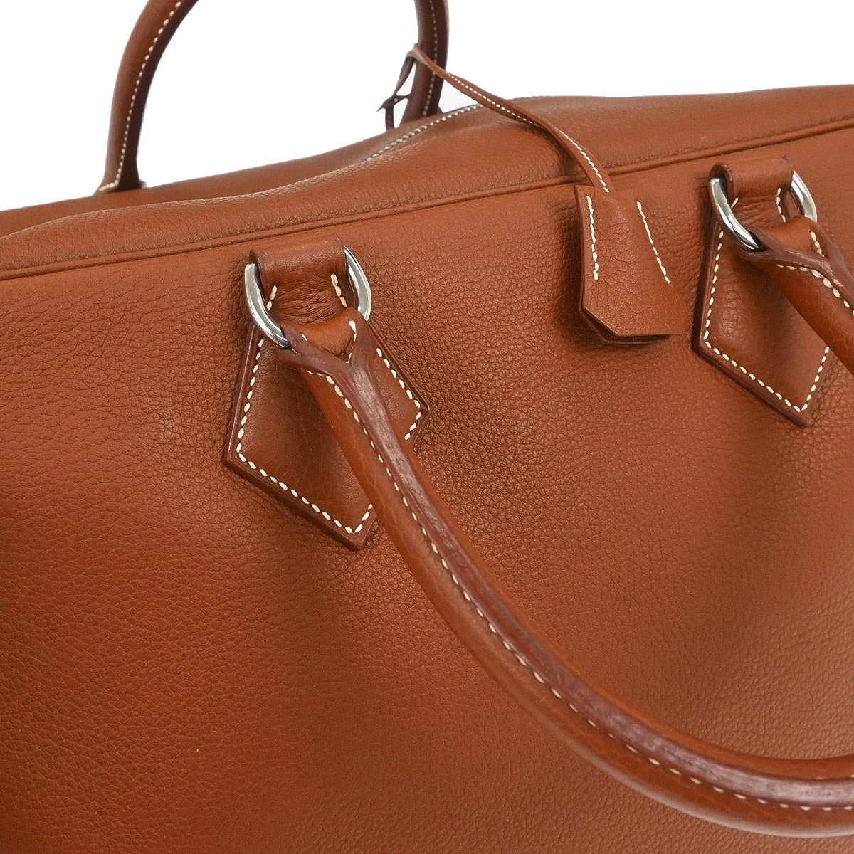 Hermes Etrusque Taurillon Clemence Plume 45 Duffle Handbag - Image 5