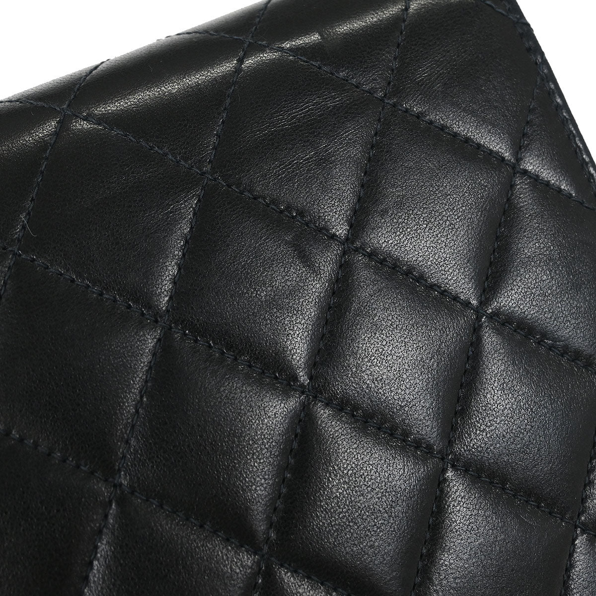Chanel 2005-2006 Black Lambskin Turnlock Medium Half Flap Shoulder Bag - Image 5