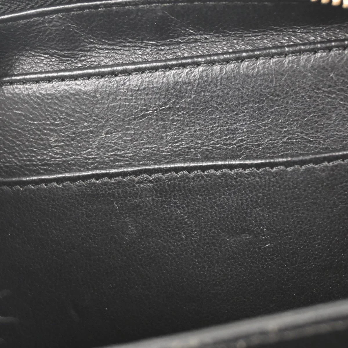 Chanel 2018 Black Caviar Filigree 2way Shoulder Vanity Handbag - Image 8