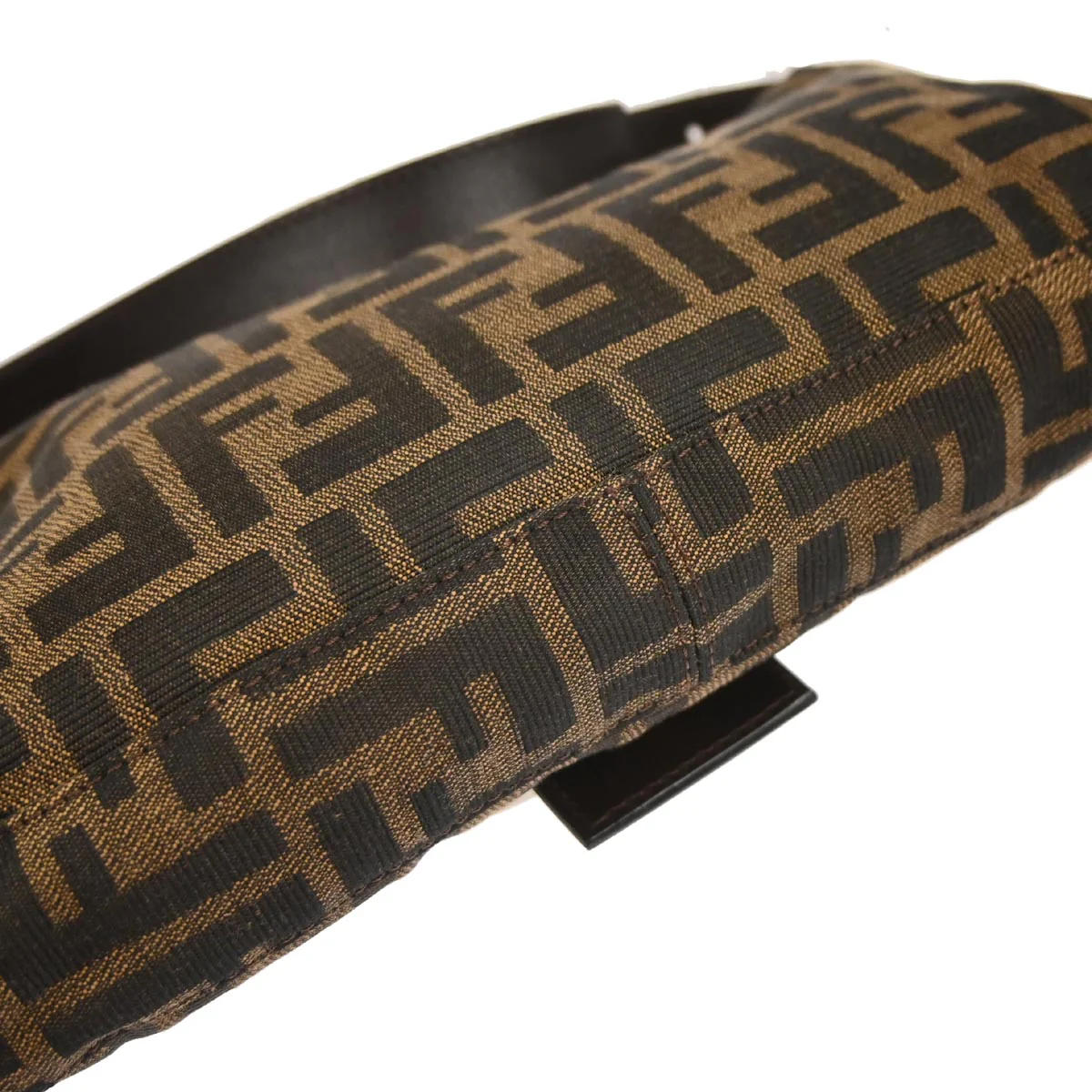Fendi Brown Zucca Baguette Handbag - Image 5