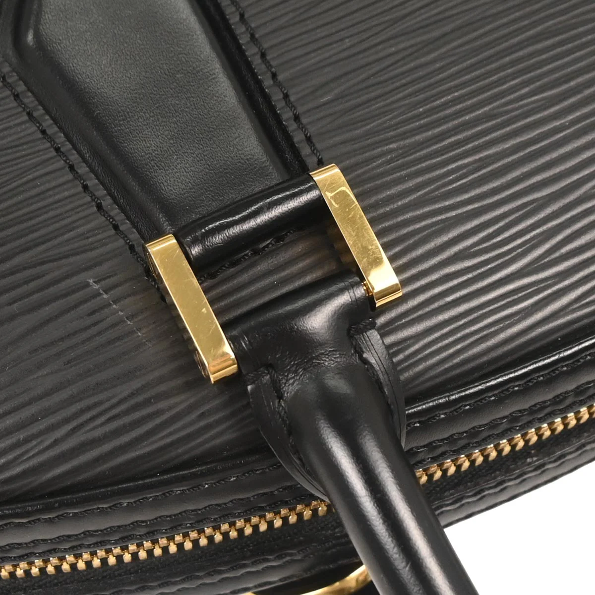 Louis Vuitton 2003 Black Epi Jasmin Handbag M52082 - Image 3