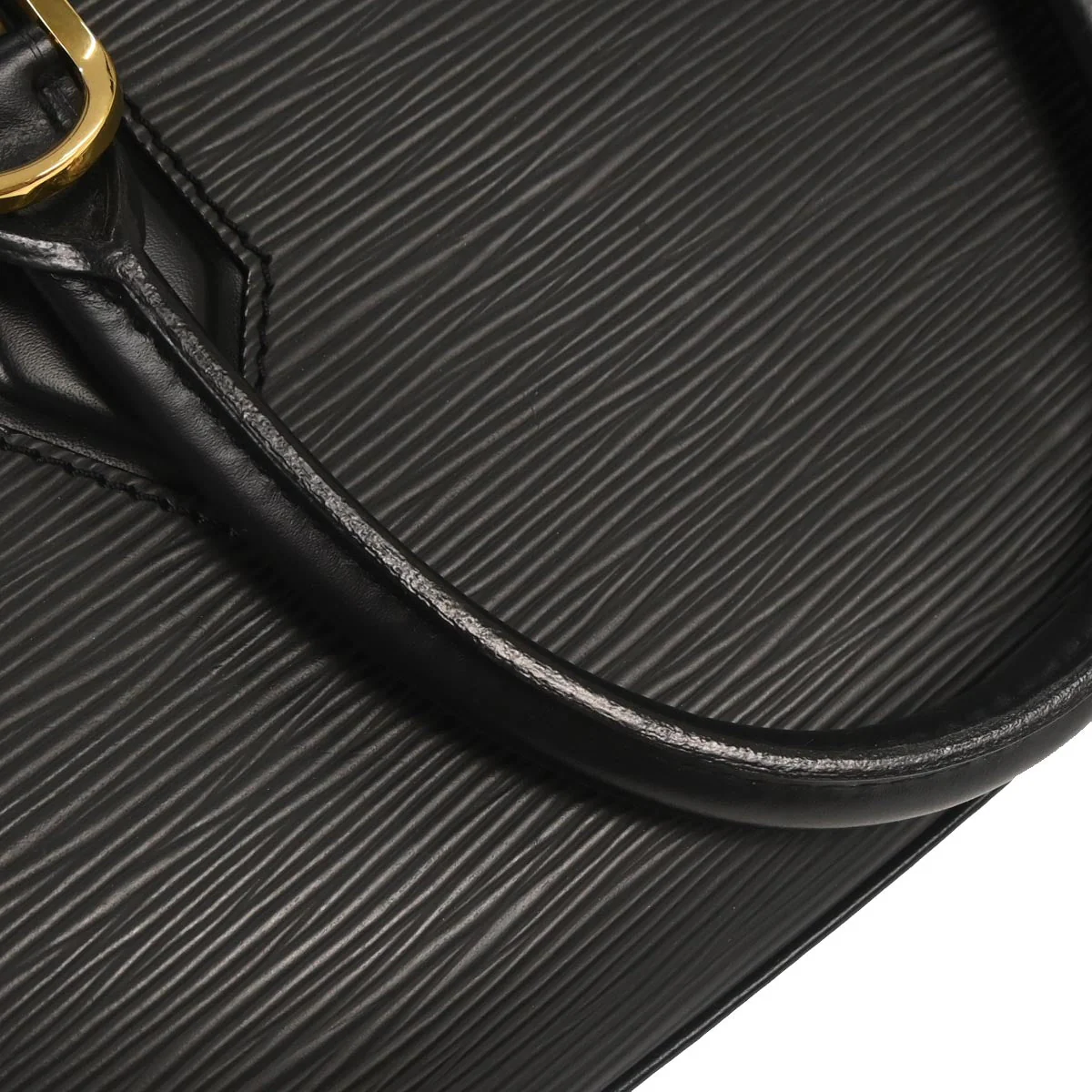 Louis Vuitton 2003 Black Epi Jasmin Handbag M52082 - Image 5