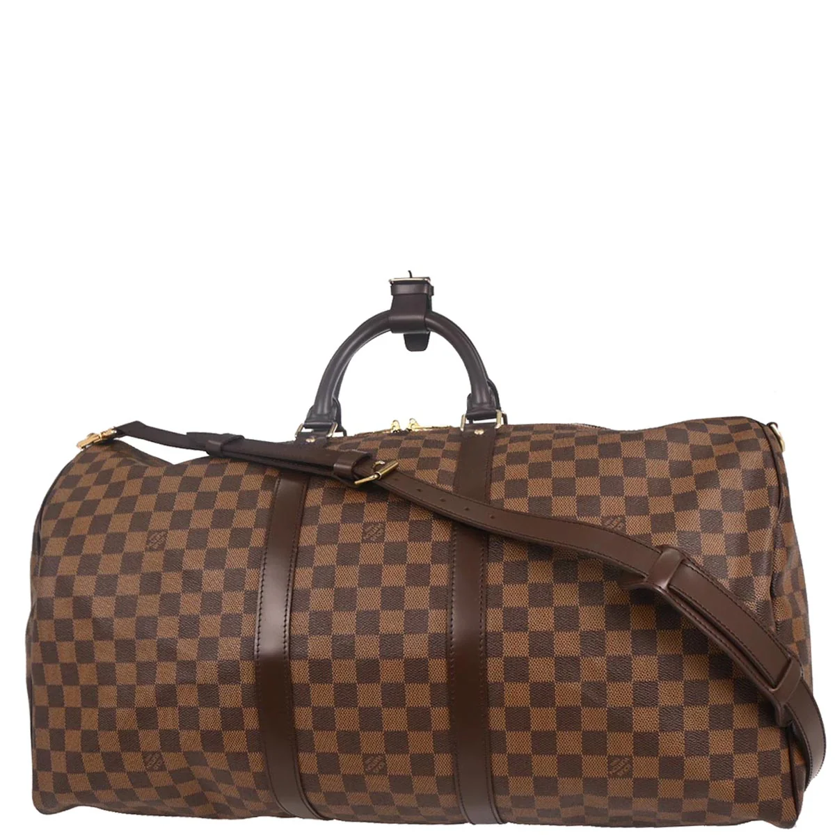 Louis Vuitton 2006 Damier Keepall Bandouliere 55 Duffle Bag N41414 - Image 2