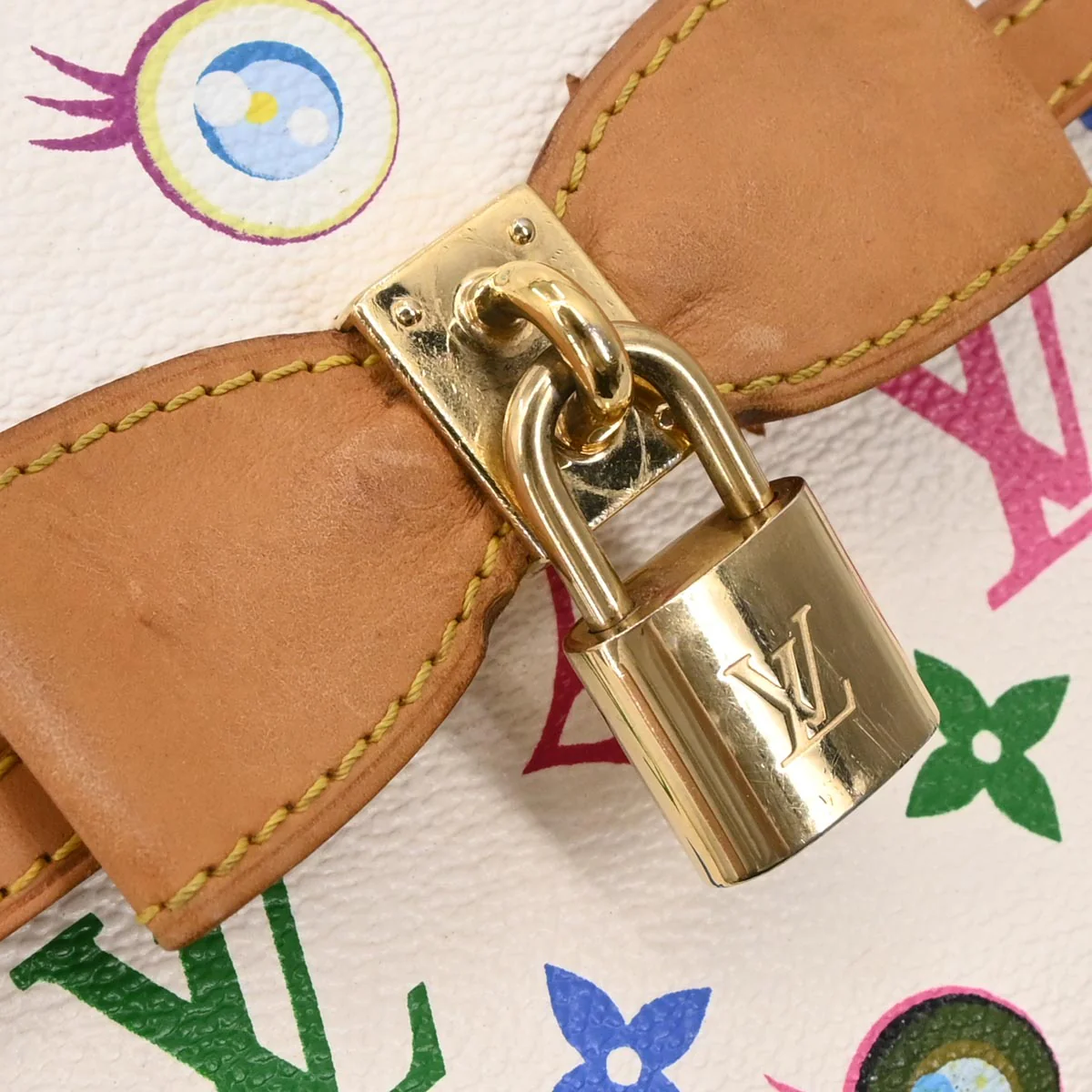 Louis Vuitton 2003 Eye Love Monogram Pochette Eye Miss You M92055 - Image 5