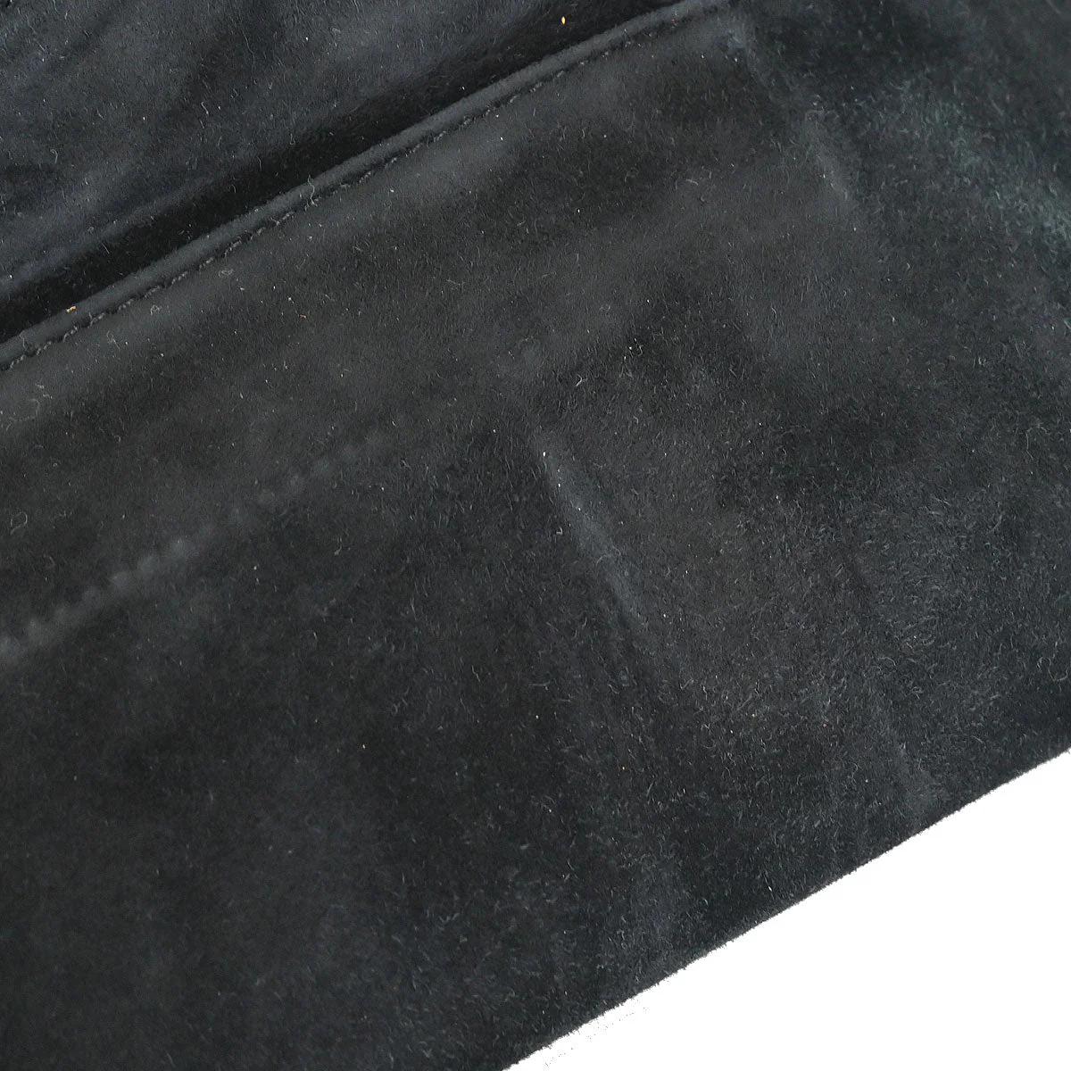 Loewe Black Suede Anagram Handbag - Image 5