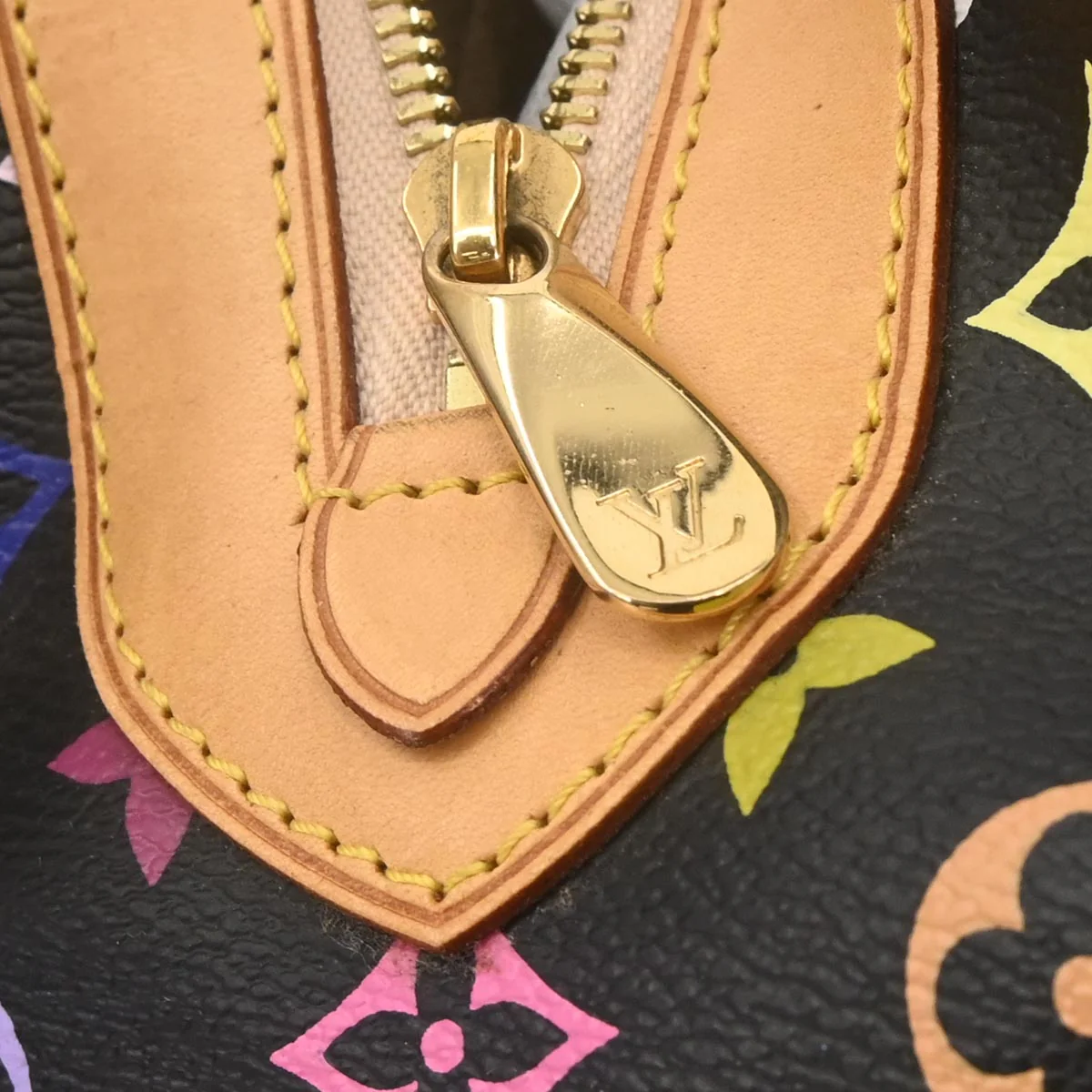 Louis Vuitton 2010 Black Monogram Multicolor Claudia Handbag M40194 - Image 6