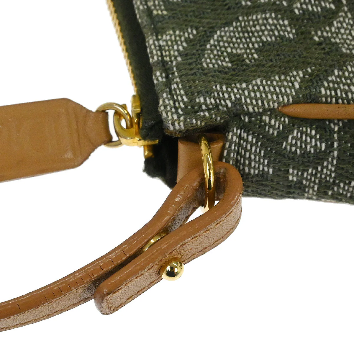 Christian Dior Green Trotter Saddle Handbag - Image 4