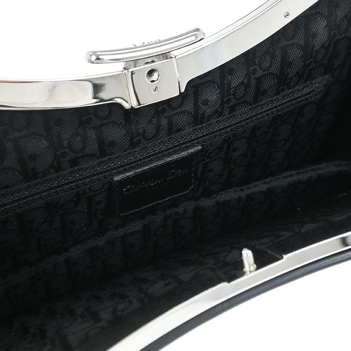 Christian Dior 2003 Black Bondage Handbag - Image 8