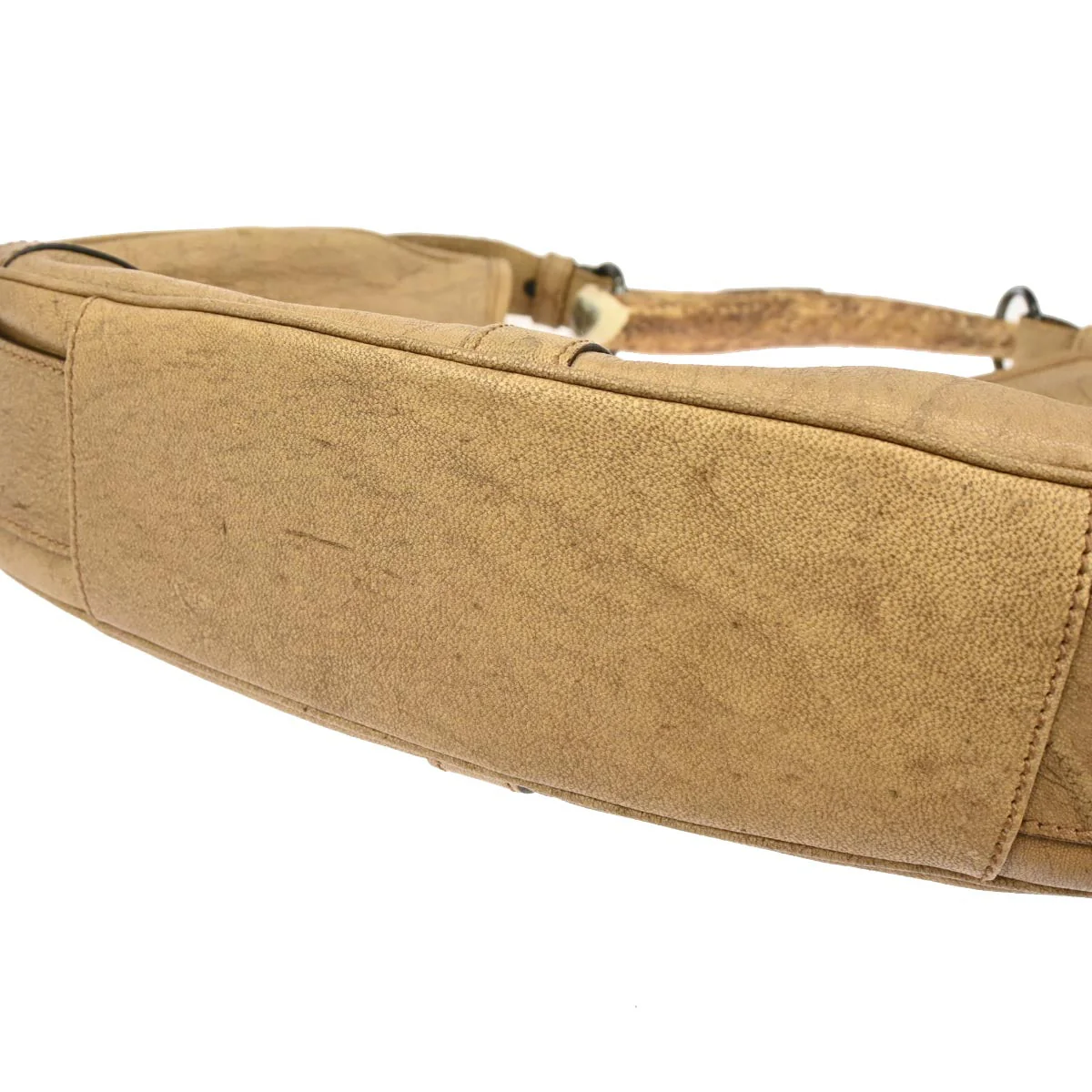 Yves Saint Laurent Beige Medium Mombasa Hobo Handbag - Image 7