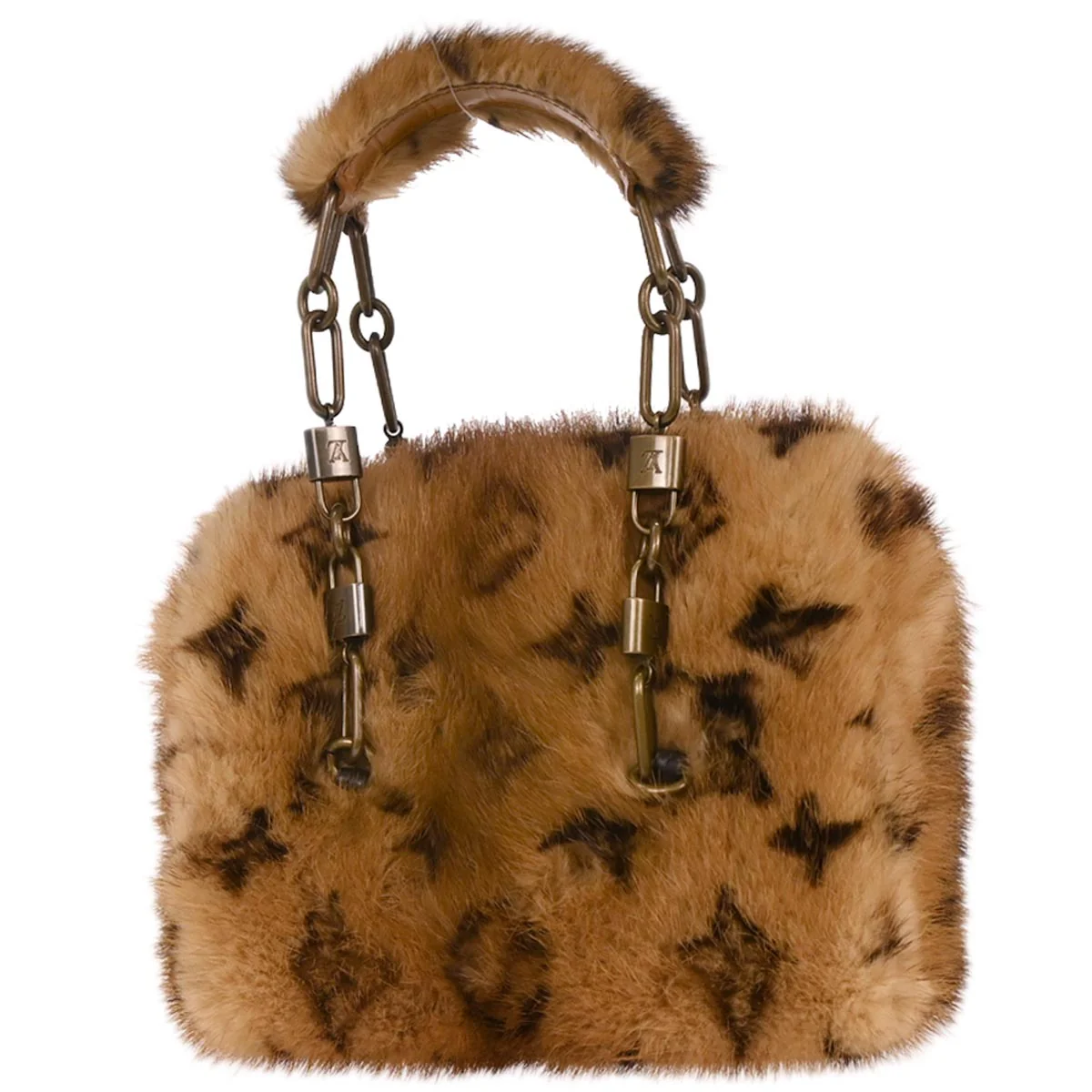 Louis Vuitton 2004 Brown Monogram Mink Mini Papillon Handbag M71944 - Image 2