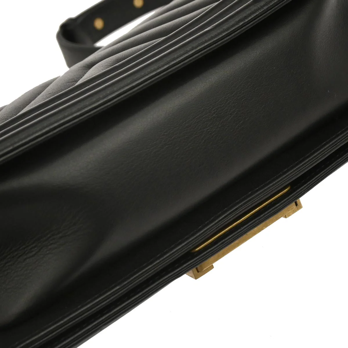 Boy Chanel Black Lambskin Small Chain Shoulder Bag - Image 5