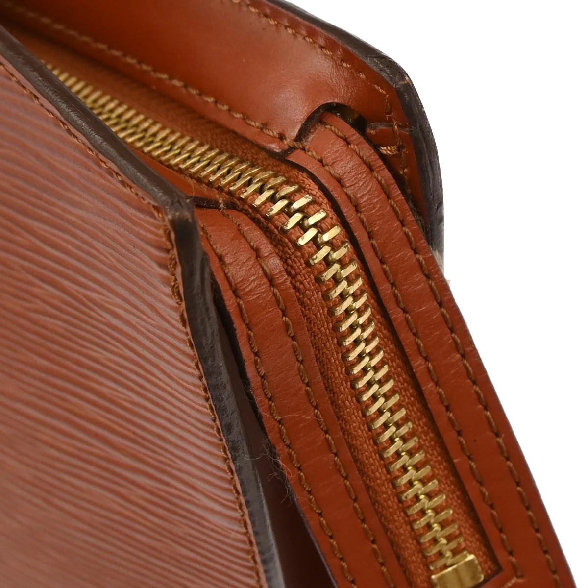 Louis Vuitton 1997 Brown Epi Saint Jacques Tote Handbag M52273 - Image 7