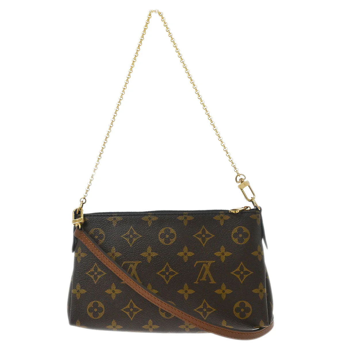 Louis Vuitton Black Monogram Pallas Clutch 2way Handbag M41639 - Image 2