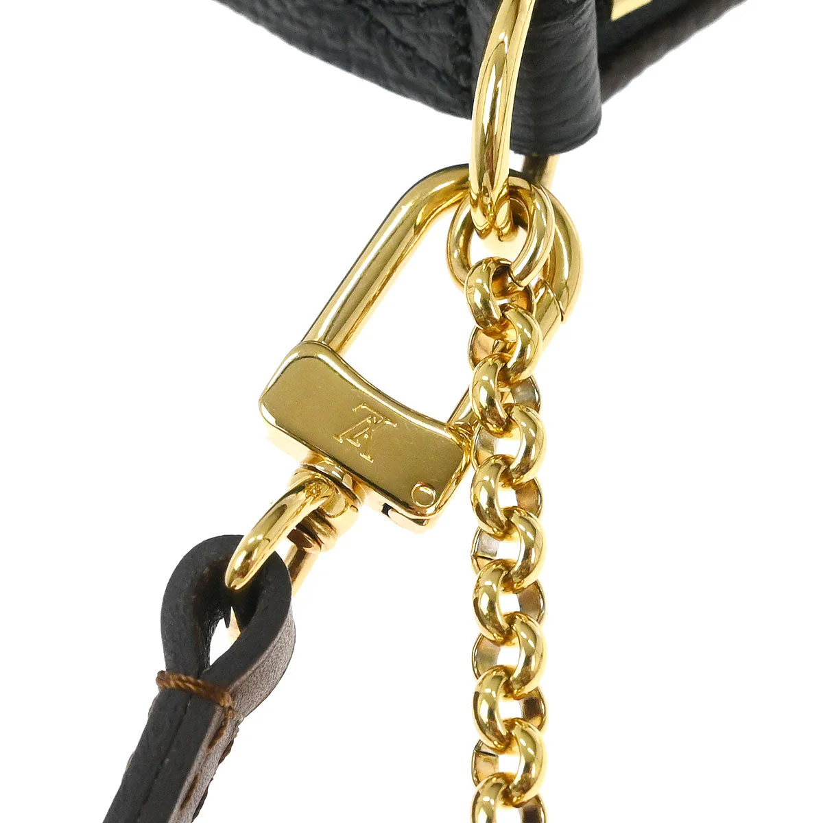 Louis Vuitton Black Monogram Pallas Clutch 2way Handbag M41639 - Image 3