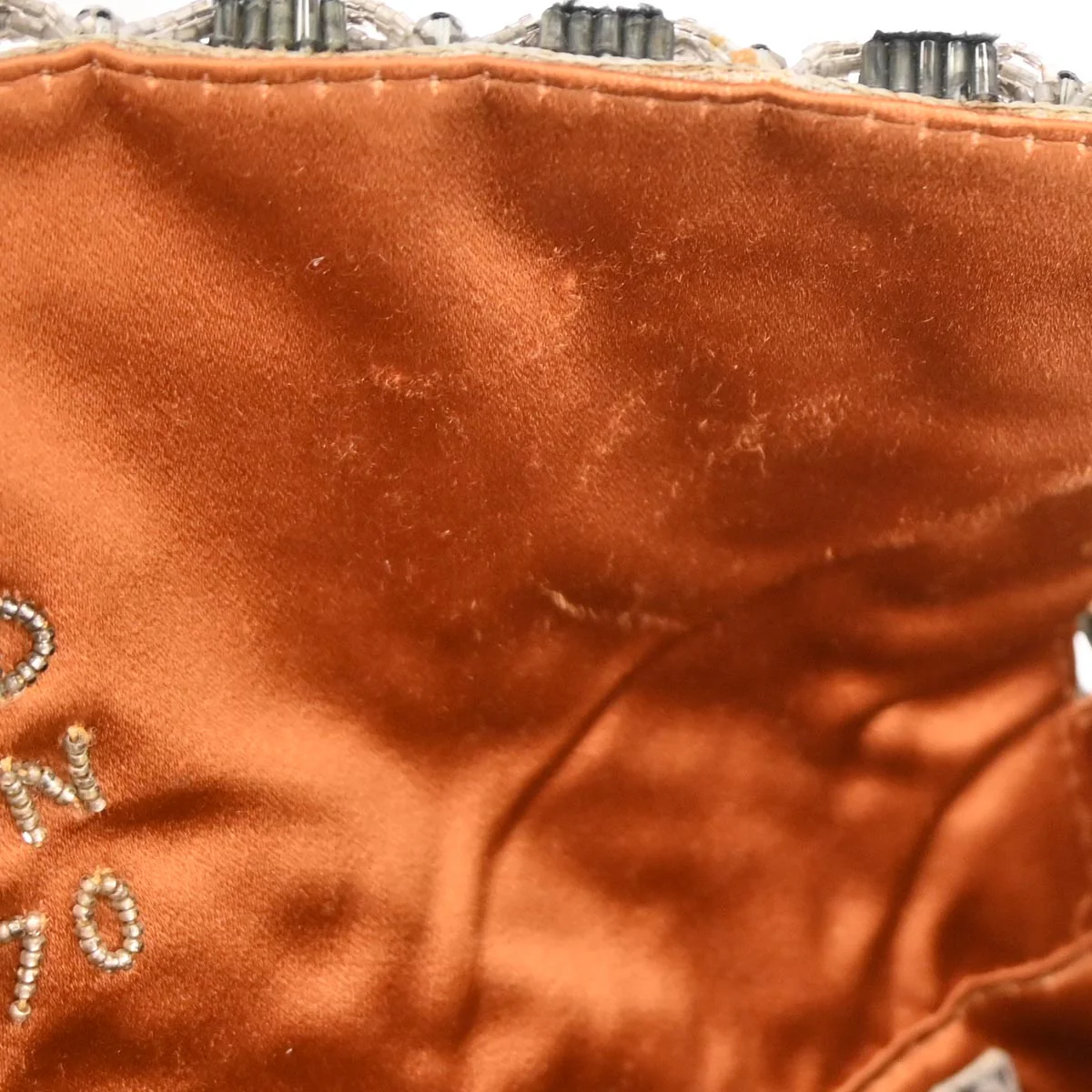 Fendi * Silver Rhinestone Python Baguette Handbag - Image 8