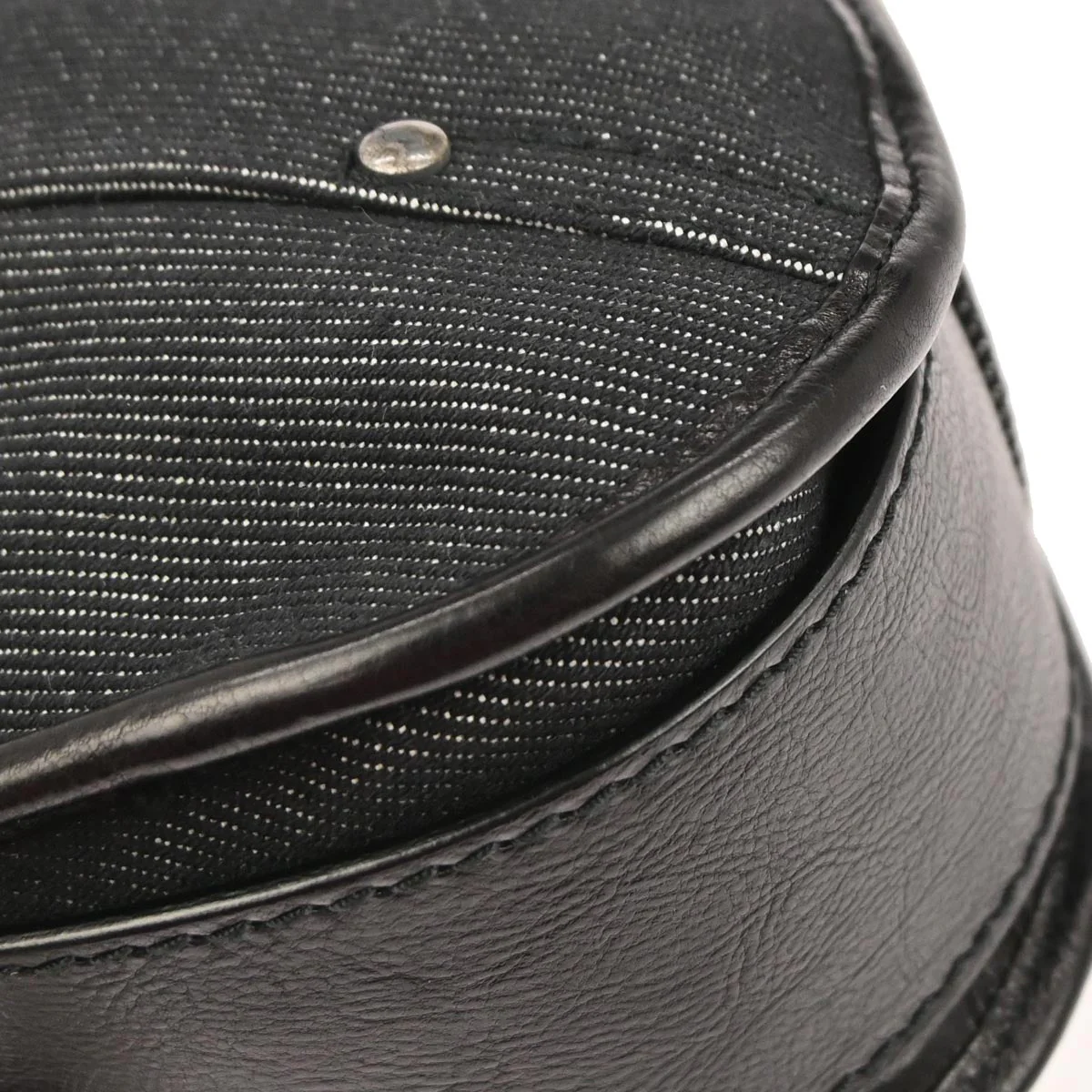 Yves Saint Laurent Navy Denim Mombasa Handbag - Image 6