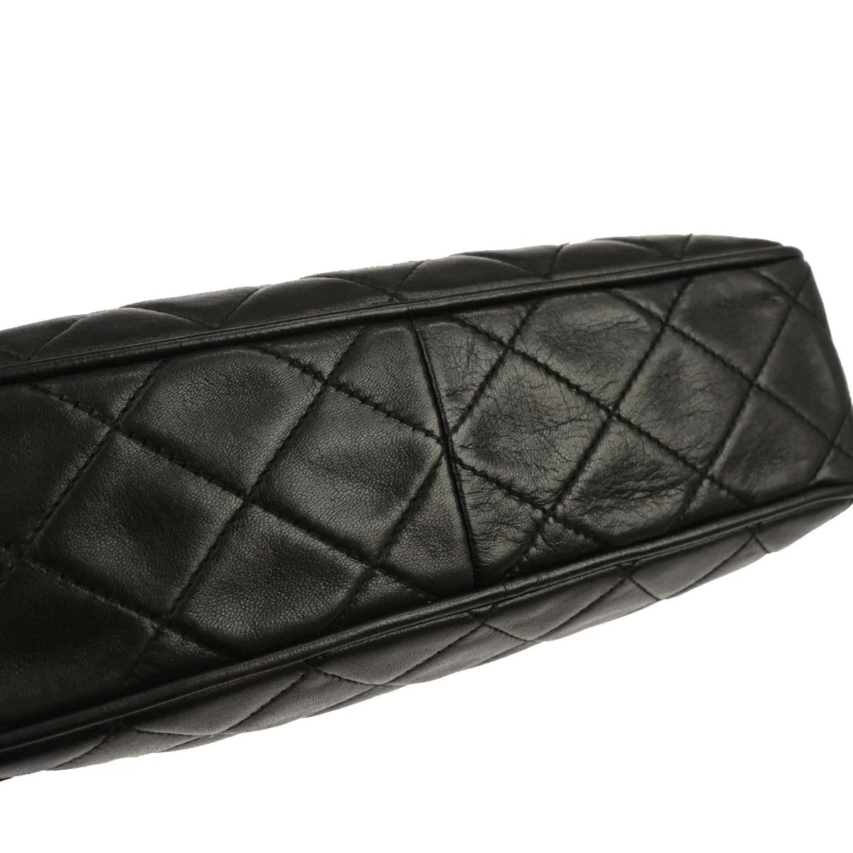 Chanel Black Lambskin Camera Bag Small - Image 3