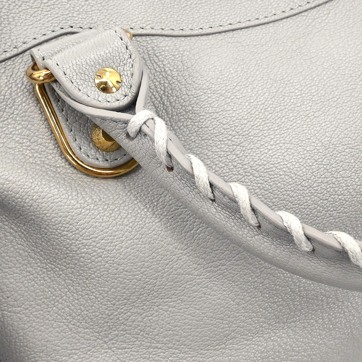 Balenciaga Gray Metallic Edge Classic Town Handbag - Image 5