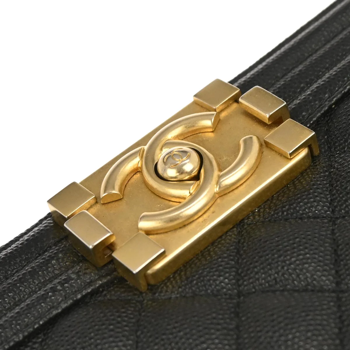 Boy Chanel Black Caviar Medium Shoulder Bag - Image 4