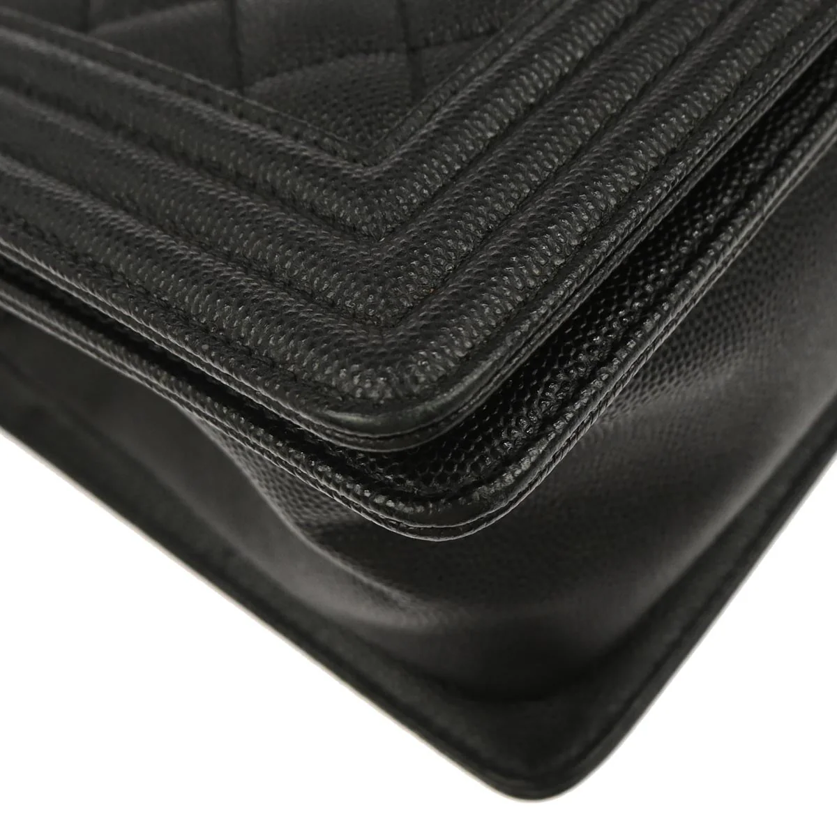 Boy Chanel Black Caviar Medium Shoulder Bag - Image 6