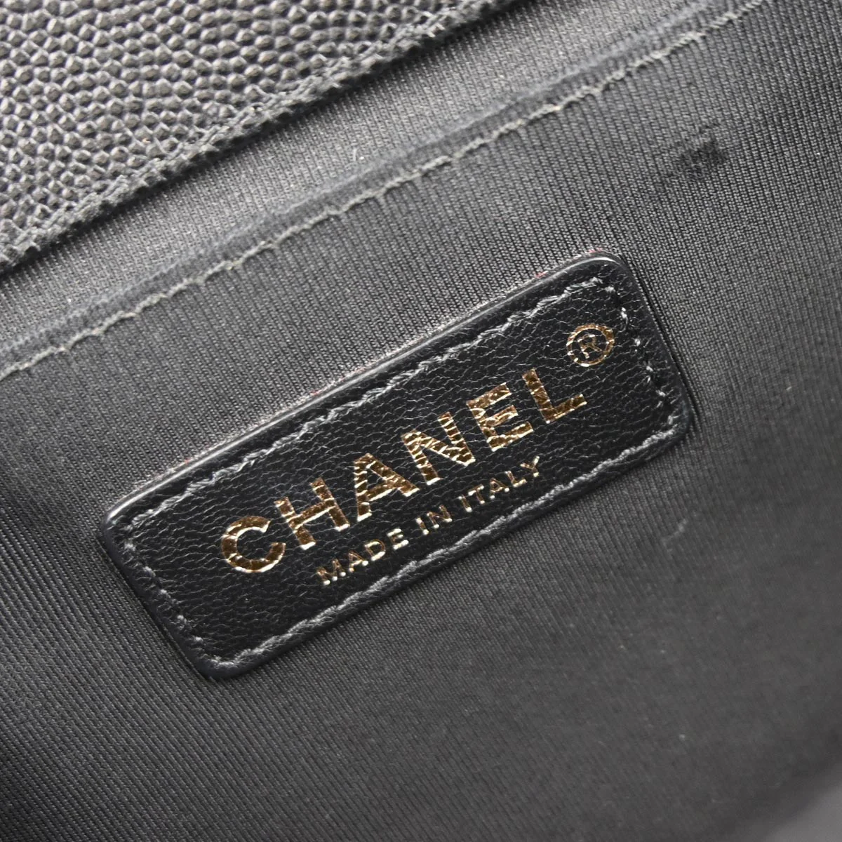 Boy Chanel Black Caviar Medium Shoulder Bag - Image 9